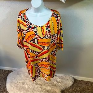 Lularoe Hotdog Pattern Shirt